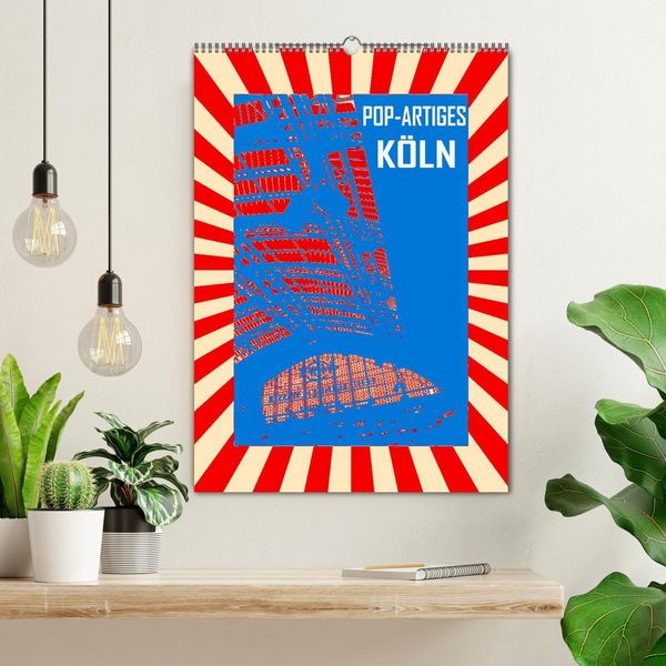 Produktbild: Pop-Artiges K&ouml;ln (Wandkalender 2026 DIN A2 hoch), CALVENDO Monatskalender