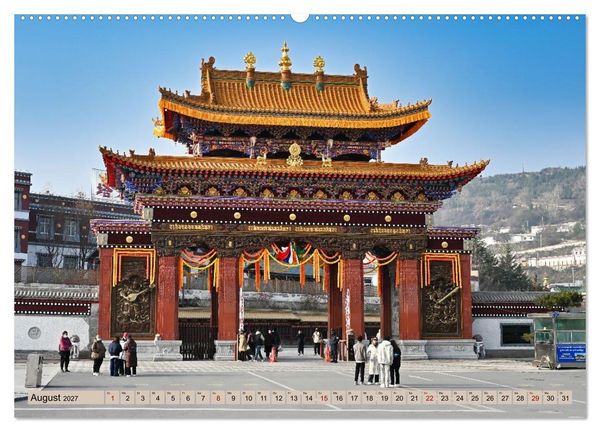 Produktbild: Erlebnis China (hochwertiger Premium Wandkalender 2027 DIN A2 quer), Kunstdruck in Hochglanz