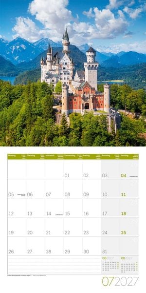 Produktbild: Deutschland Kalender 2027 - 30x30 - Art12