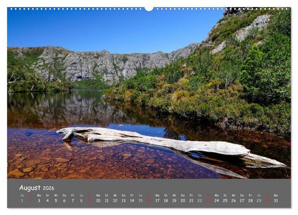 Produktbild: Naturlandschaften Tasmaniens (hochwertiger Premium Wandkalender 2026 DIN A2 quer), Kunstdruck in Hochglanz