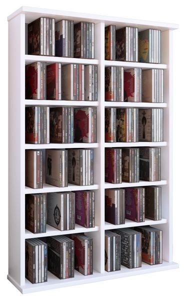 Produktbild: Holz CD DVD Stand Regal Schrank St&auml;nder Ronul