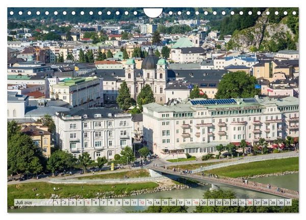 Produktbild: SALZBURG Blicke auf die Mozartstadt (Wandkalender 2026 DIN A4 quer), CALVENDO Monatskalender