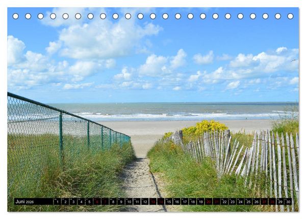 Produktbild: Entlang der Nordseek&uuml;ste (Tischkalender 2026 DIN A5 quer), CALVENDO Monatskalender