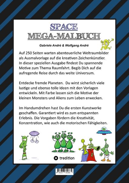 Produktbild: SPACE MEGA MALBUCH - SPEZIAL EDITION - ENTDECKE DAS UNIVERSUM - FREMDE PLANETEN - ERKUNDE DEN WELTRAUM - UFO -