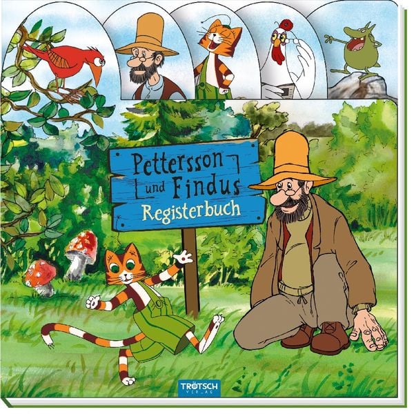 Trötsch Pettersson und Findus Registerbuch mit Klappen, Gebundene Ausgabe von , Trötsch Verlag GmbH & Co. KG, 978-3-95774-977-2