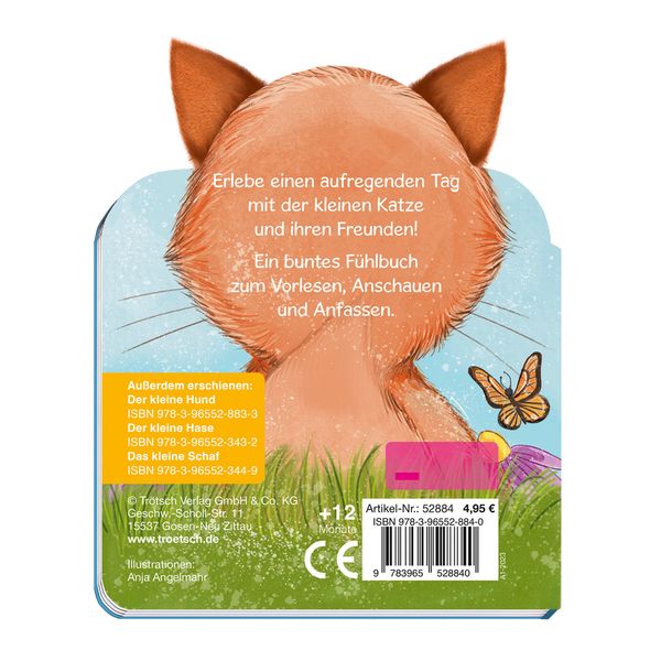 Produktbild: Tr&ouml;tsch Die kleine Katze Pappenbuch mit Pl&uuml;schohren