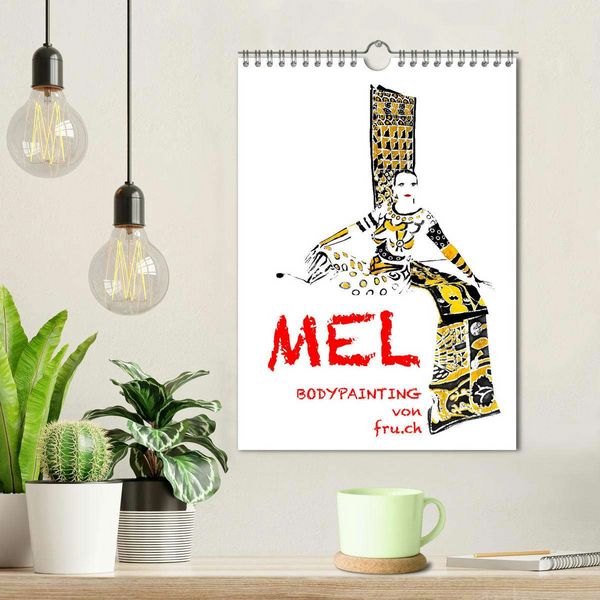 Produktbild: MEL Bodypainting von fru.ch (Wandkalender 2026 DIN A4 hoch), CALVENDO Monatskalender