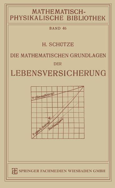 Produktbild: Die Mathematischen Grundlagen der Lebensversicherung