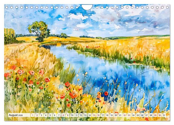 Produktbild: Havelland Flair - Immer in Flussn&auml;he (Wandkalender 2026 DIN A4 quer), CALVENDO Monatskalender