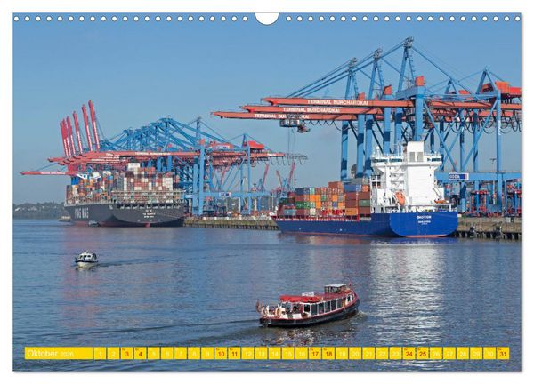 Produktbild: Hamburg - Perle an der Elbe (Wandkalender 2026 DIN A3 quer), CALVENDO Monatskalender