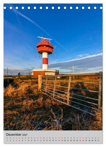 Produktbild: Leuchtt&uuml;rme an der Nordsee (Tischkalender 2027 DIN A5 hoch), CALVENDO Monatskalender