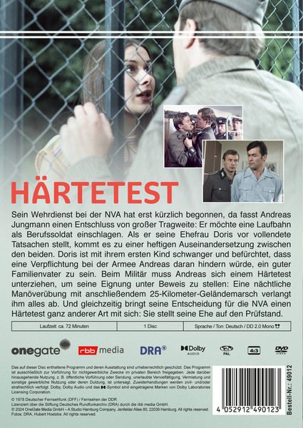 Produktbild: H&auml;rtetest (DDR TV-Archiv)