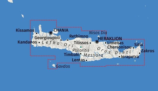 Produktbild: KOMPASS Wanderkarte 2244 Kreta