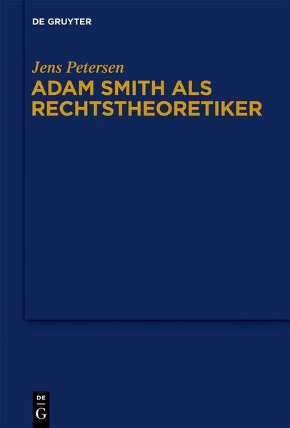 Produktbild: Adam Smith als Rechtstheoretiker