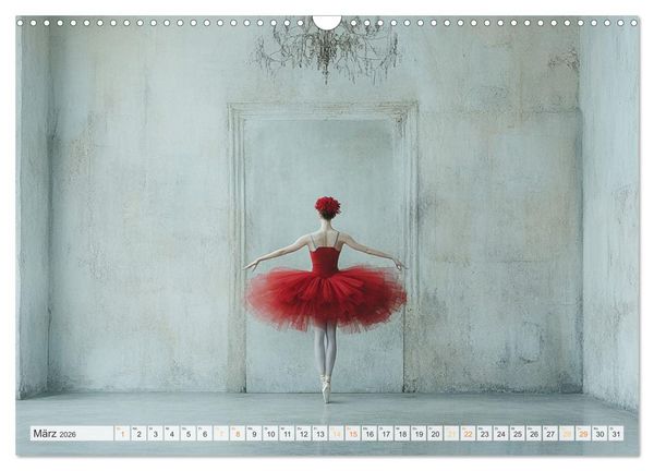 Produktbild: Im Pas de Deux mit der Stille (Wandkalender 2026 DIN A3 quer), CALVENDO Monatskalender