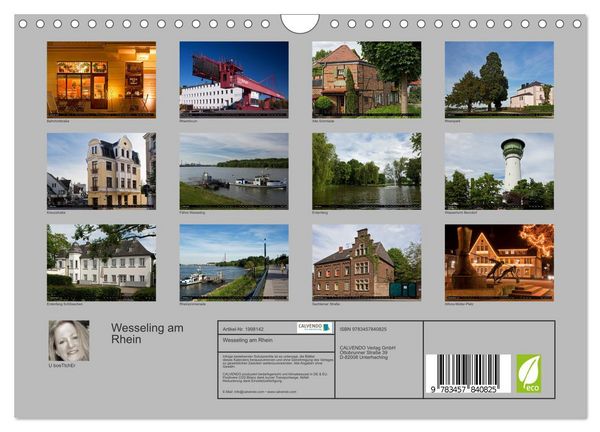 Produktbild: Wesseling am Rhein (Wandkalender 2026 DIN A4 quer), CALVENDO Monatskalender