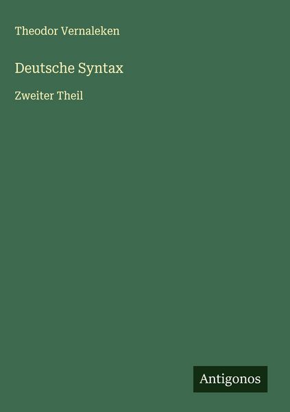 Produktbild: Deutsche Syntax