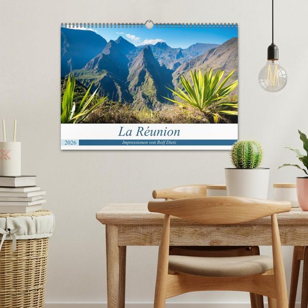 Produktbild: La R&eacute;union - Impressionen von Rolf Dietz (Wandkalender 2026 DIN A3 quer), CALVENDO Monatskalender