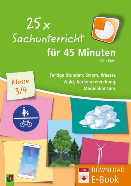 Produktbild: 25 x Sachunterricht f&uuml;r 45 Minuten - Klasse 3/4