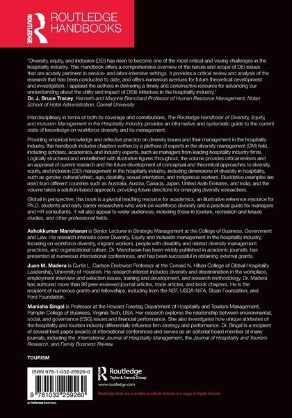 Produktbild: The Routledge Handbook of Diversity, Equity, and Inclusion Management in the Hospitality Industry