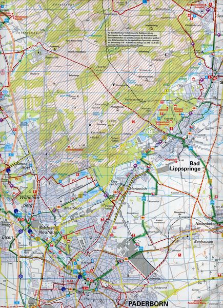 Produktbild: BVA Radwanderkarte Paderborner Land die sch&ouml;nsten Radtouren 1:50.000