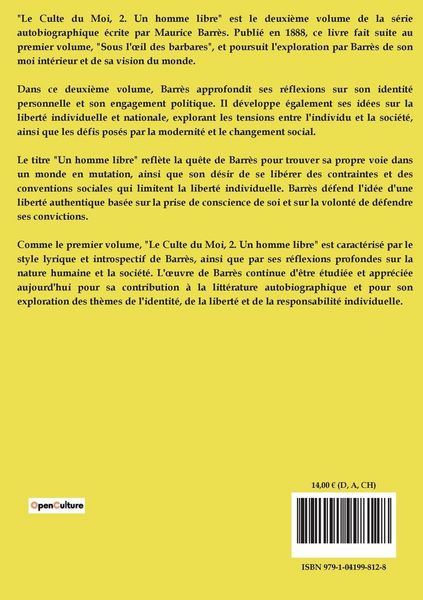 Produktbild: Le Culte du Moi