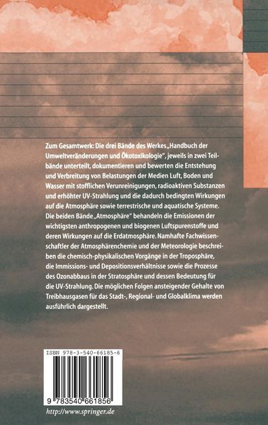 Produktbild: Handbuch der Umweltver&auml;nderungen und &Ouml;kotoxikologie
