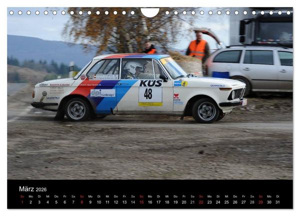 Produktbild: Asphalt und Schotter Rallye (Wandkalender 2026 DIN A4 quer), CALVENDO Monatskalender