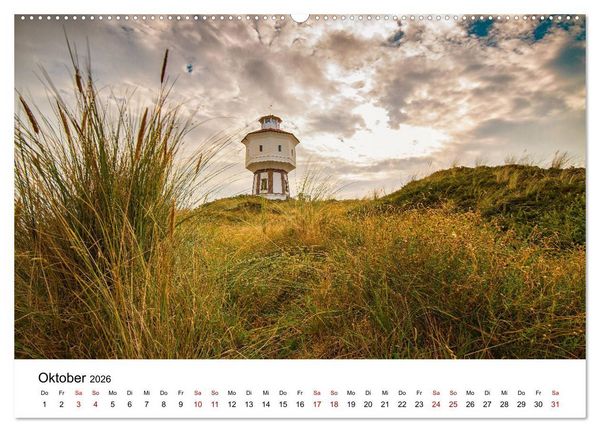 Produktbild: Langeoog &ndash; Ein Herbst auf der Insel des Lebens (Wandkalender 2026 DIN A2 quer), CALVENDO Monatskalender