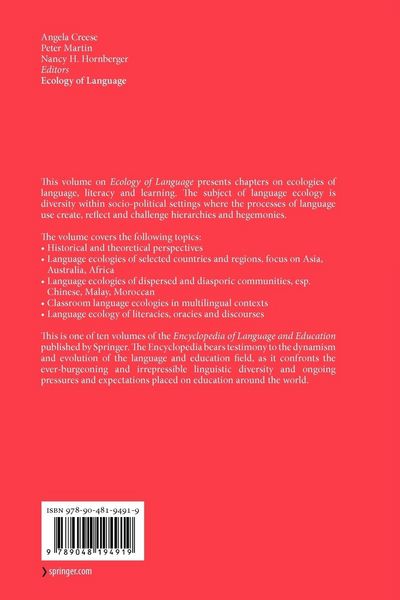 Produktbild: Ecology of Language