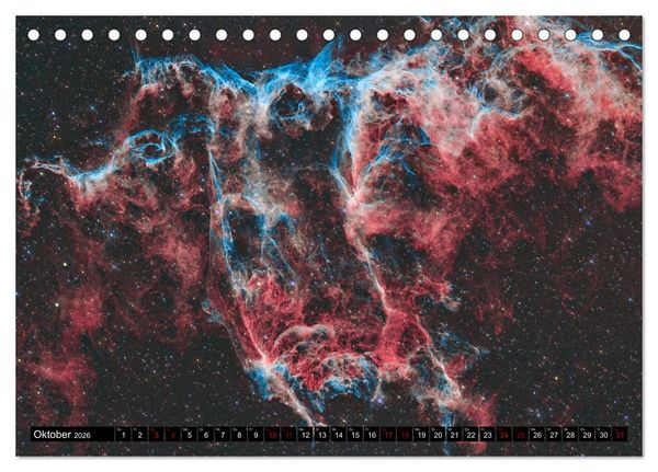 Produktbild: Deepsky XVII (Tischkalender 2026 DIN A5 quer), CALVENDO Monatskalender