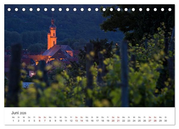 Produktbild: Eibelstadt (Tischkalender 2026 DIN A5 quer), CALVENDO Monatskalender