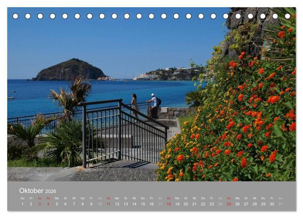 Produktbild: Ischia, die gr&uuml;ne Insel (Tischkalender 2026 DIN A5 quer), CALVENDO Monatskalender