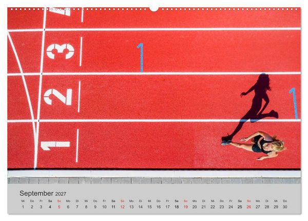 Produktbild: Momente des Sport (Wandkalender 2027 DIN A2 quer), CALVENDO Monatskalender