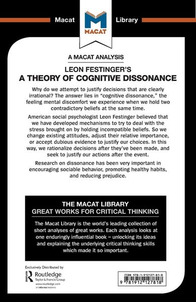 Produktbild: An Analysis of Leon Festinger's A Theory of Cognitive Dissonance