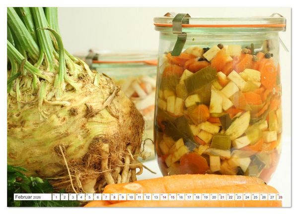 Produktbild: Fermentiertes Gem&uuml;se (Wandkalender 2026 DIN A3 quer), CALVENDO Monatskalender