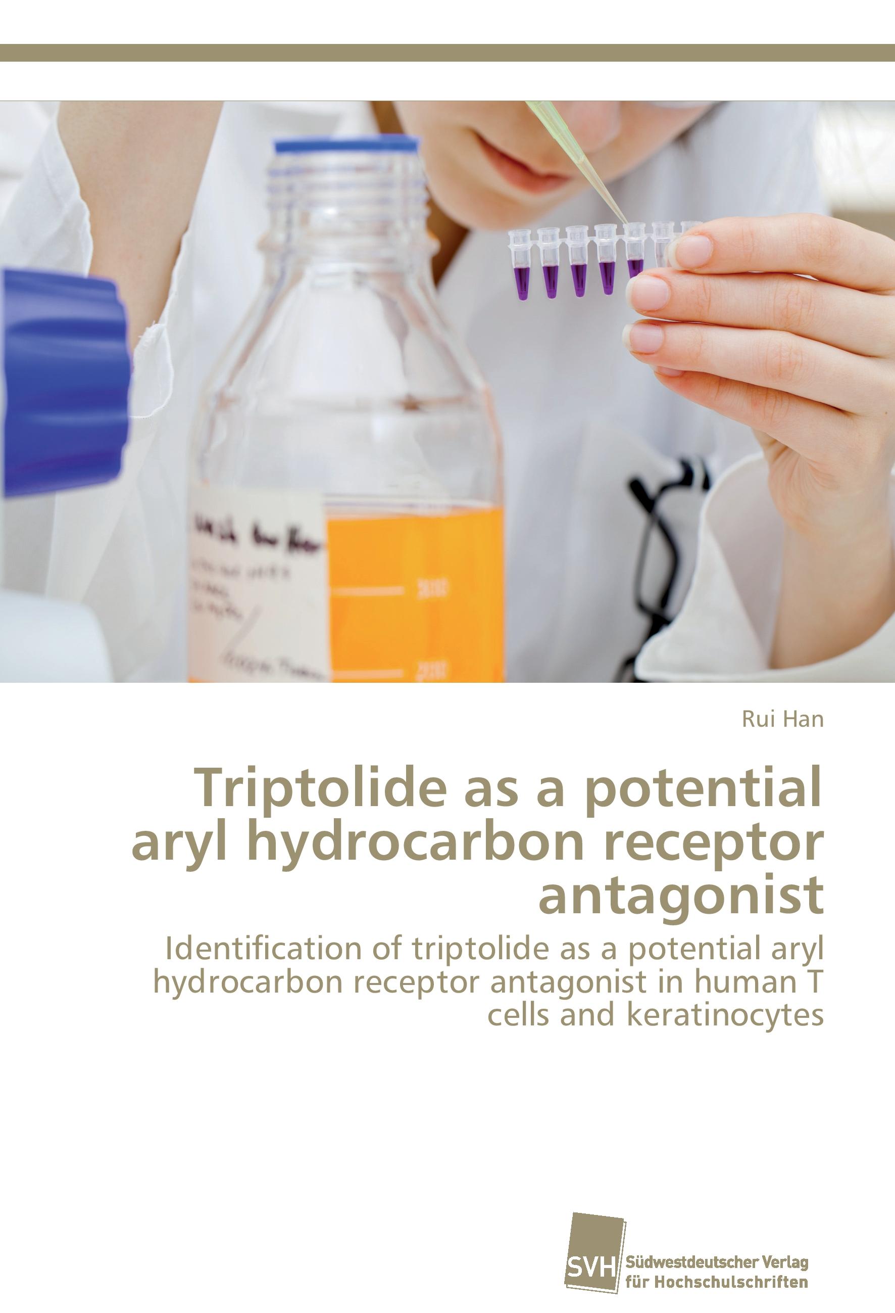 Produktbild: Triptolide as a potential aryl hydrocarbon receptor antagonist