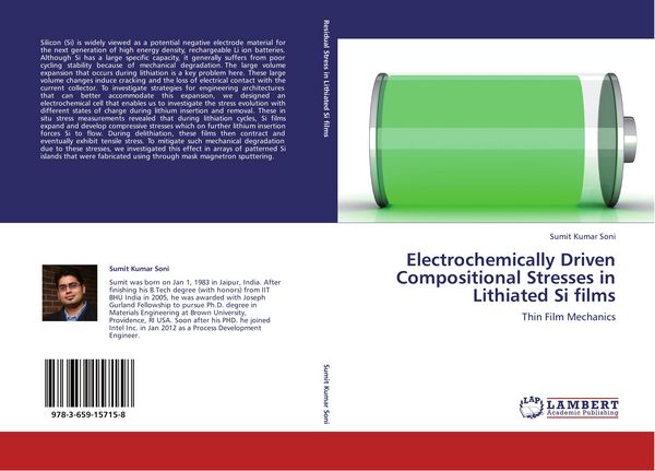 Produktbild: Electrochemically Driven Compositional Stresses in Lithiated Si films
