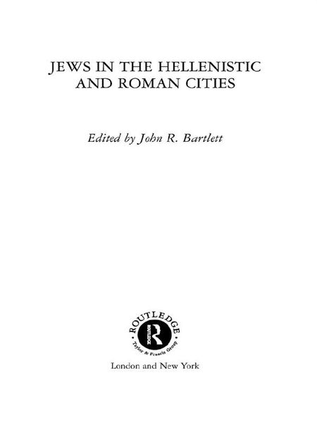 Produktbild: Jews in the Hellenistic and Roman Cities