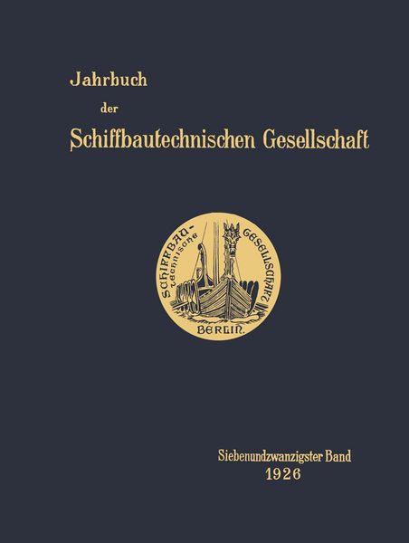 Produktbild: Jahrbuch der Schiffbautechnischen Gesellschaft
