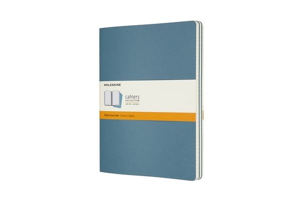 Produktbild: Moleskine Cahier XL, 3er Set, Liniert, Lebhaftes Blau