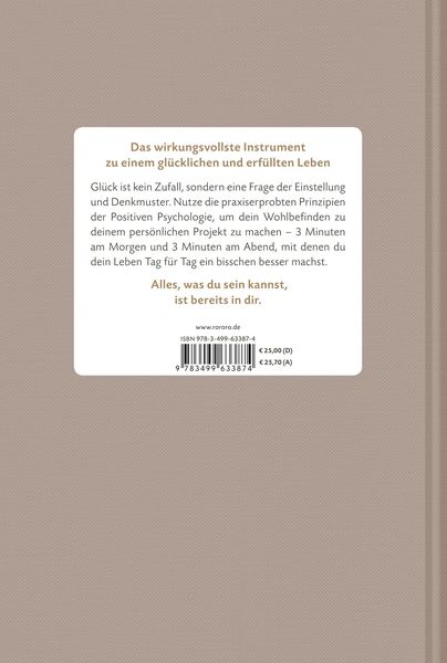Das 6-Minuten-Tagebuch (pfefferbraun)