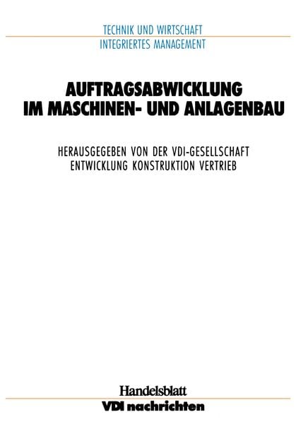 Produktbild: Auftragsabwicklung im Maschinen- und Anlagebau