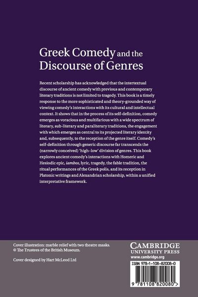 Produktbild: Greek Comedy and the Discourse of Genres