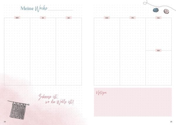 Produktbild: Stricken &ndash; Mein Bullet Journal &ndash; Besser planen & Stricktr&auml;ume verwirklichen