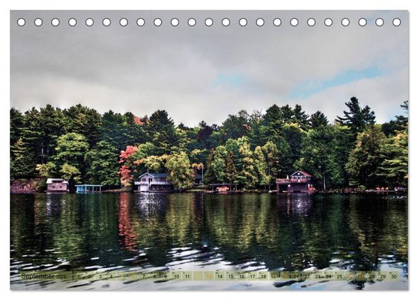 Produktbild: Kanada - short visit (Tischkalender 2026 DIN A5 quer), CALVENDO Monatskalender