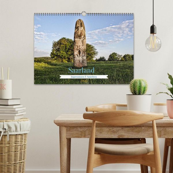 Produktbild: Saarland Impressionen & Ansichten (Wandkalender 2026 DIN A3 quer), CALVENDO Monatskalender