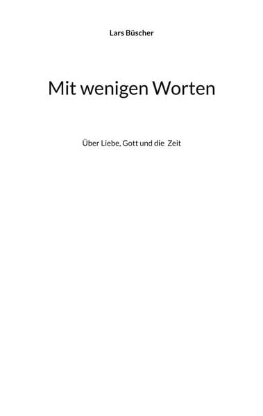 Produktbild: Mit wenigen Worten