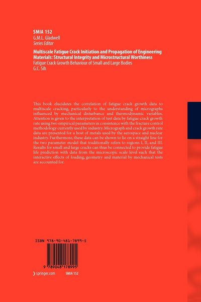 Produktbild: Multiscale Fatigue Crack Initiation and Propagation of Engineering Materials: Structural Integrity and Microstructural Worthiness