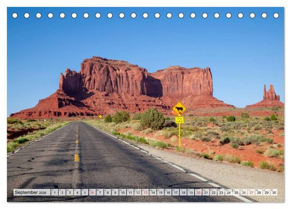 Produktbild: ARIZONA UND UTAH Ein einzigartiges Erlebnis (Tischkalender 2026 DIN A5 quer), CALVENDO Monatskalender